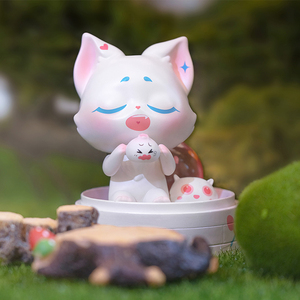 泡泡玛特官方旗舰店郭斯特小狐狸kori妖怪镇祈愿盲盒可爱少女生节