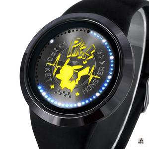 新皮卡手表女触屏手丘男口宠袋妖怪神奇宝贝蓝色阵营物表小精灵动