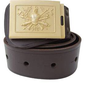 质保包邮 全新意大利军版 士官阅兵礼服牛皮腰带