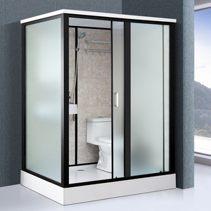 整体淋浴房卫生间干湿分离隔断一体式沐浴房农村洗澡间简易马桶房