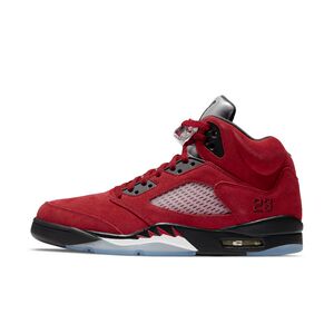 nike air jordan 5 aj5男子黑红愤怒的公牛休闲篮球鞋 dd0587-600