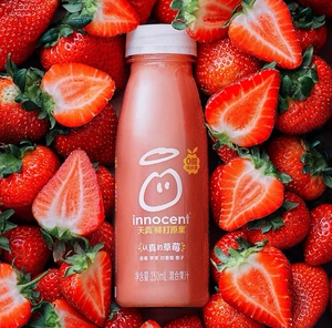 年货天真鲜打原果innocent草莓芒果奇异混合汁冷藏果汁饮料夏日饮