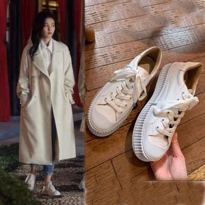 乡挺好的胡晶晶金靖同款鞋子厚底帆布鞋女大头乔夕辰周雨彤0人付款88