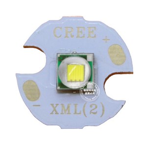 新品cree xml2 t6灯珠10w大功率led灯珠手电筒钓鱼u射灯蓝光uv定
