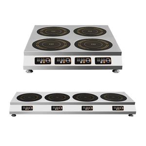 商用多锅灶2500瓦350u0w钛晶电陶炉四头六眼仔炉麻辣烫砂头电磁