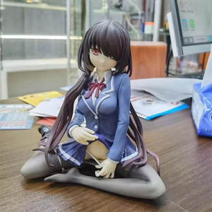 hob坐姿jk狂三车e载约会大作战校服时崎狂三手办车载手办机箱摆.