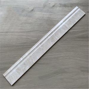 灰色踢脚线瓷砖客厅间全瓷走边贴角线白色釉面简约北欧地脚线地砖