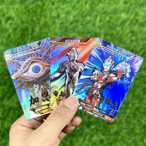 奥特曼金冠卡皇冠卡片黄冠卡牌闪卡黄金光辉赛罗奥特曼镭射