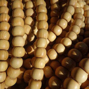 高档湖北高海拔小叶黄杨108颗念珠手链手串黄杨木手工佛珠项链老