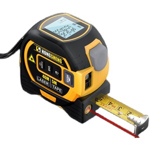 尺寸量测工具激光l测距离仪卷尺一体测量尺电子尺智能多功能水平