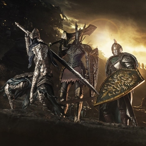 黑暗之魂太阳骑士战士索拉尔赞美太阳阿尔特留斯黑薪王手办周边