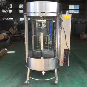 上海工厂直销ykl-850型商用全燃气烤鸭炉 自动旋转烤鸭箱烤禽炉