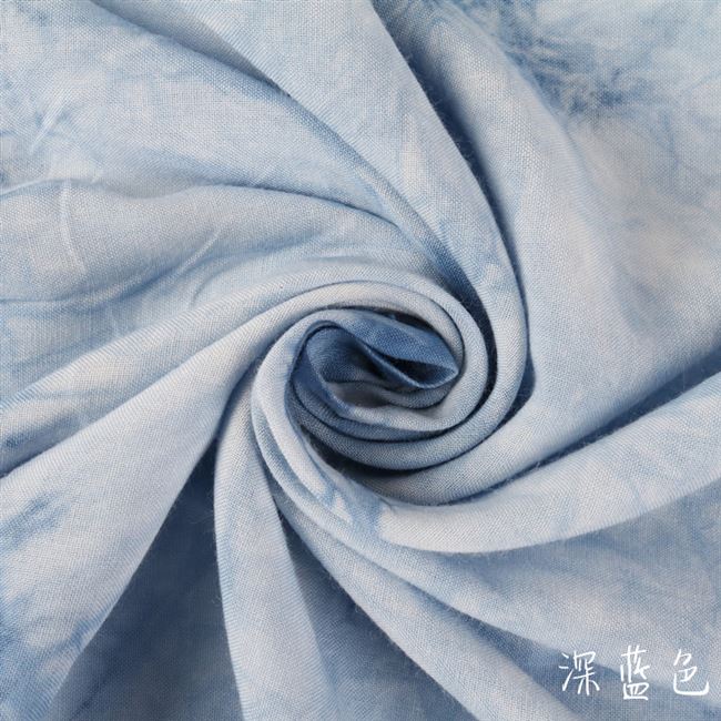扎染布料蓝染中国