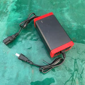 新秀农用12v伏电动喷雾器充电器方头电动打药壶冲电器充电器