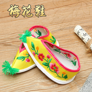 绣花鞋娘娘鞋e供奉还愿祈福鞋三寸金莲女绣鞋小脚多色可选摆设道