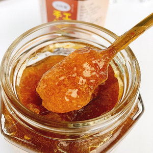 手工梅酱◆完熟黄梅酱 玻璃罐 百用青梅酱果酱冲