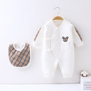 麦米吉母婴服饰宝宝连身衣新生婴儿爬服无骨哈衣 爬服