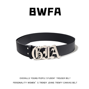 BWFA2023新款朋克风欧美式复古腰带个性潮牌皮带裤带男女潮年轻人
