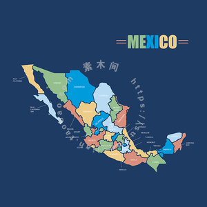 墨西哥地图