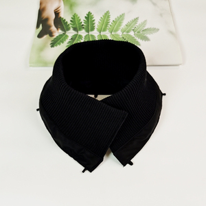 新品服纹脏领护领l套可拆卸羽绒衣服领子防脏贴针织假防螺领子女