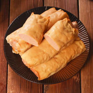 东北干豆腐卷鸡胸肉五香豆皮肉卷即食熏卤千张包肉豆干真空下酒菜