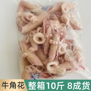 新南豪锐淘宝新鲜冰鲜冰冻冷冻速冻烧烤鱿鱼牛角花鱿鱼耳20斤  批