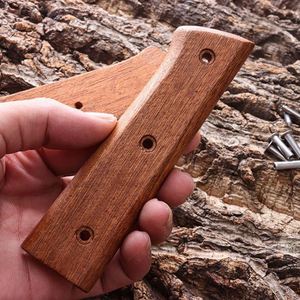 刀把手柄配件刀柄菜刀实木手柄铆钉替换通用成品护手固定耐用老式