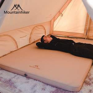 山之客冲气充气床垫露营户外奶酪垫自动单人双人野营睡垫便携地垫