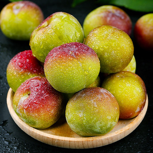 李子新鲜孕妇水果当季正宗四川脱骨李脆甜空心李半边红茵红李脆李