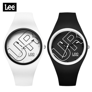 lee正品腕表时尚硅胶果冻表石英表运动学生男女情侣防水手表 u344