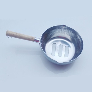 庆手工酸辣粉漏瓢苕勺漏粉商用宽粉漏瓢下粉z特大孔漏勺