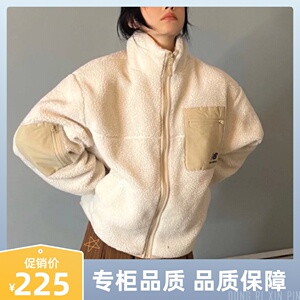 newbalance新百伦羊羔毛外套男女宽松情侣加绒夹克iu同款nb摇粒绒