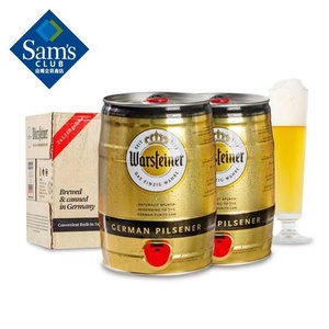 新日期特价 德国原装进口沃斯坦比尔森啤酒5L桶装 上新促销