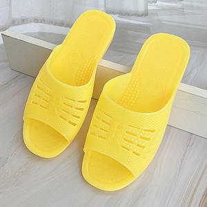 新季女橡胶男款生胶黄胶塑料拖鞋防滑防臭超厚底中式x黄色牛筋拖