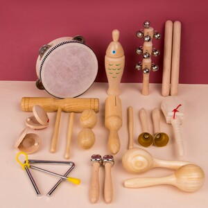 打击乐器全套套装鼓沙锤三角铁响板益智玩具幼儿园蓝猫小猪旗舰店