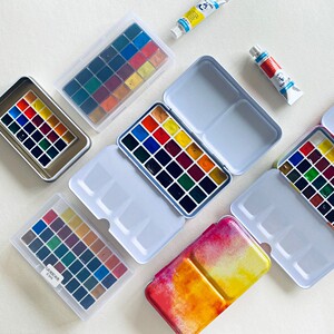 水彩颜料固体梵高学院级
