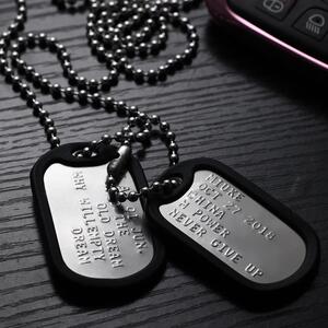 狗牌项链潮牌钛钢