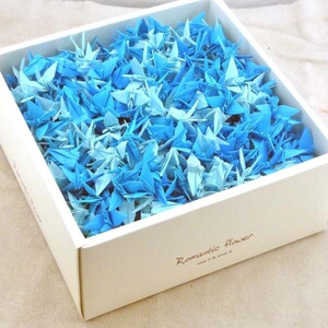 千纸鹤折纸礼盒心形超大桃心礼品盒生日礼物包装盒子礼物盒空盒