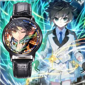 正版斗罗大陆手表唐三八蛛矛魂骨pu表带防水led亮灯触屏手表