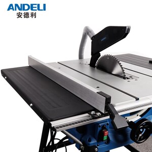 安德利(andeli) 10寸木工台锯可调角度台式切割机多功能电锯 木