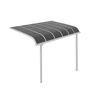 铝合金雨棚耐力板别墅阳台露台遮阳雨篷防晒隔热户外停车棚