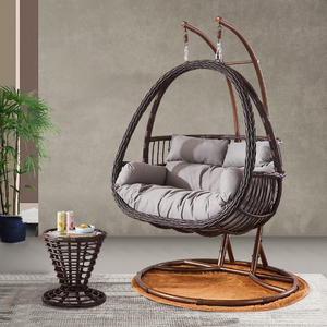 吊篮藤椅双人摇篮椅阳台室内家用网红鸟巢吊椅懒人休闲吊床秋千椅