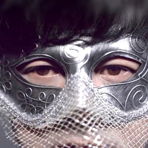 男士朋克夸张 银色简约蒙面歌手唱将万圣m节假面舞会面具男款新