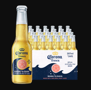 corona科罗娜啤酒海盐番石榴果味啤酒207ml*24瓶装特级清仓/275