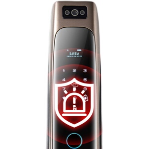 乐视s7r指纹锁家用防盗v电密码视门子锁全自动可锁锁智能门锁