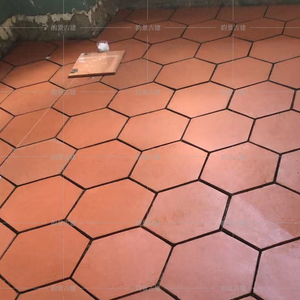 正方形红砖闽南红砖地砖庭院铺地砖块手工陶土红砖仿古砖院子地砖