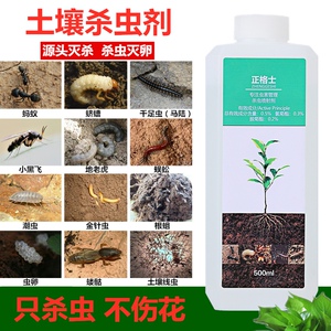土壤害虫花土家用花盆草除虫卵马陆蜈蚣潮虫鼠妇灭除虫剂小黑飞药