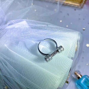 小乐泰国手工艺佛牌 白矿 人缘鸟 男女戒指