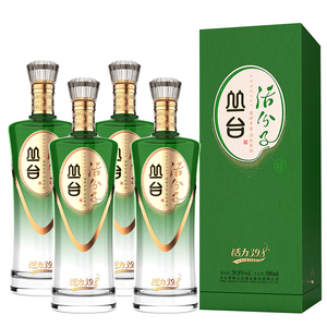 丛台酒活分子39.8度白酒整箱500ml*4国产白酒固态酿造纯粮食酒
