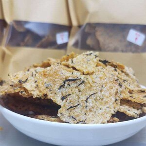 大别山蒿子锅巴安徽霍山土特产农家纯手工咸肉野生蒌蒿锅巴小零食